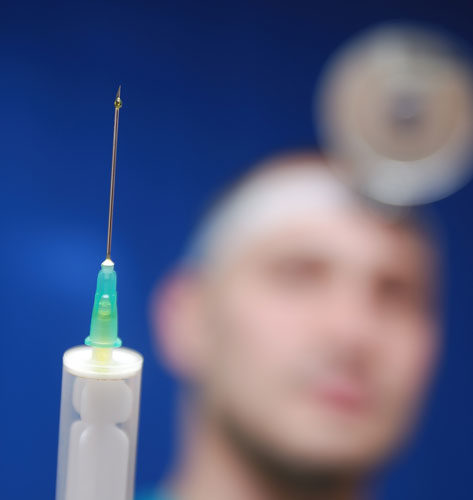 needle with doctor
