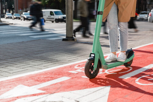 electric scooter ride